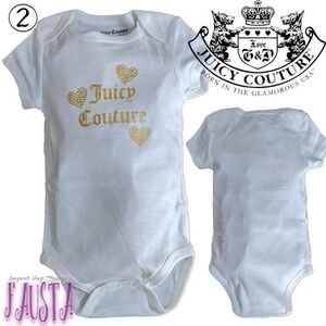 3/$9 Juicy Couture white onesie